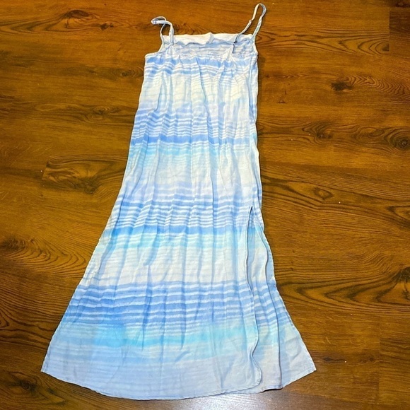 🌷 Bella Dahl🌷 Blue White Adjustable Strap Dress - Picture 5 of 6